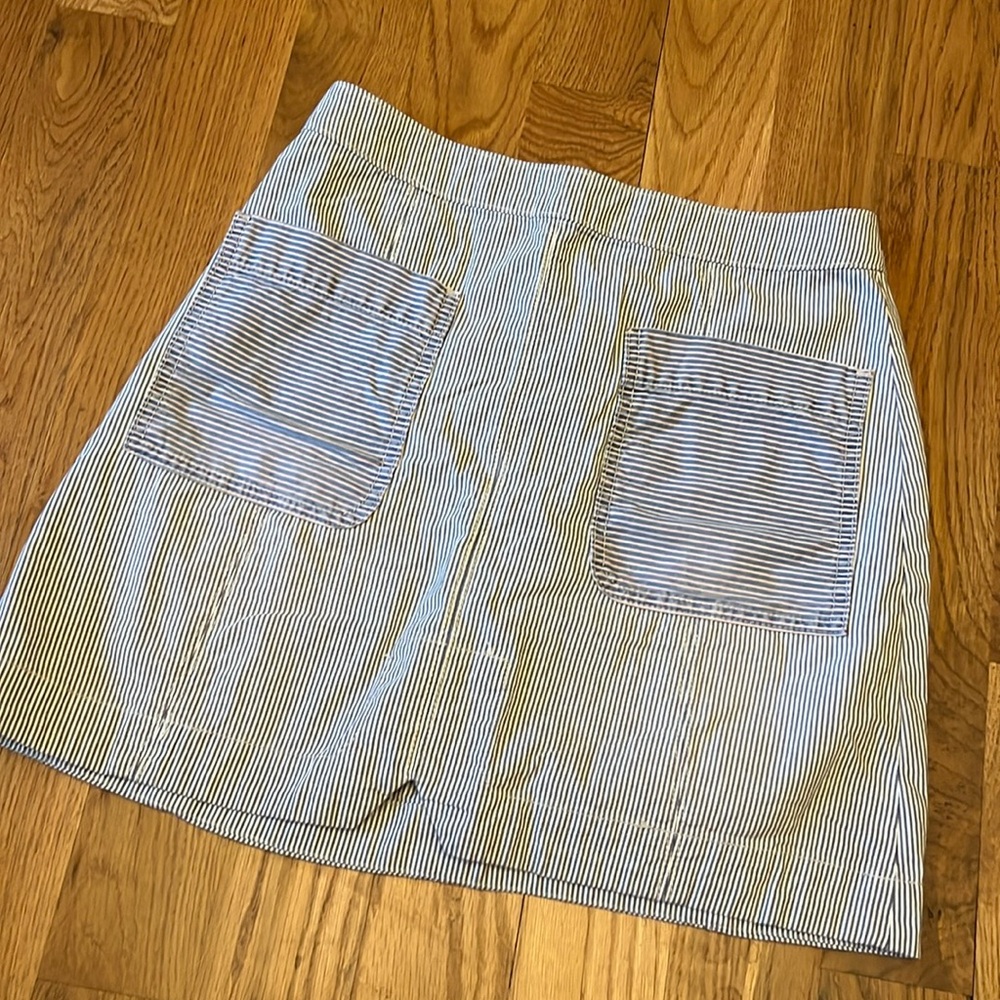 Anthropologie pulcro size 6 stripes cotton skirt